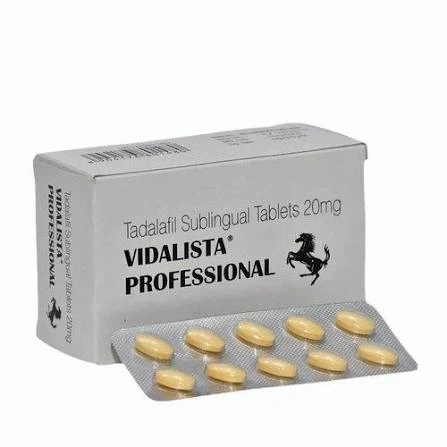 Vidalista Professional sublingual tadalafil tablets — generic Cialis for erectile dysfunction
