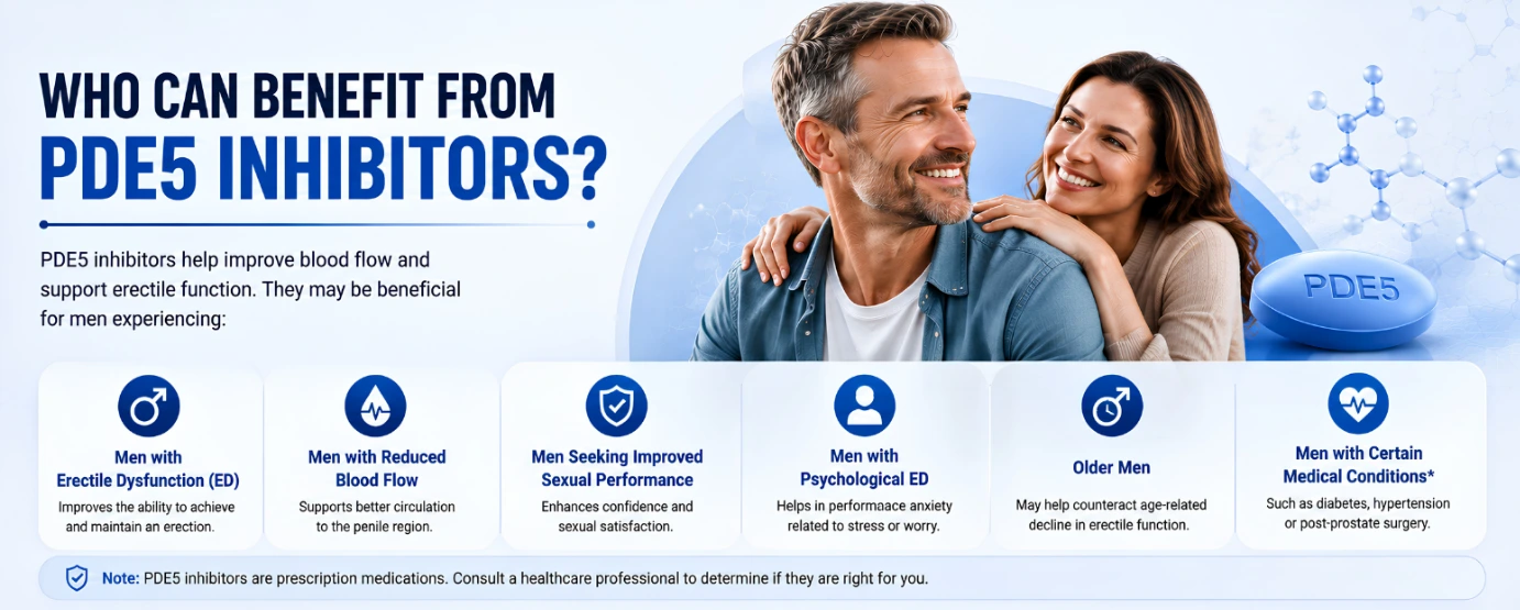 Who Can Benefit From PDE5 Inhibitors