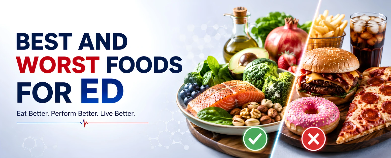 Best And Worst Foods For ED